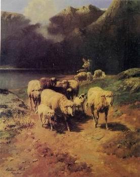 unknow artist Sheep 190 oil painting image
